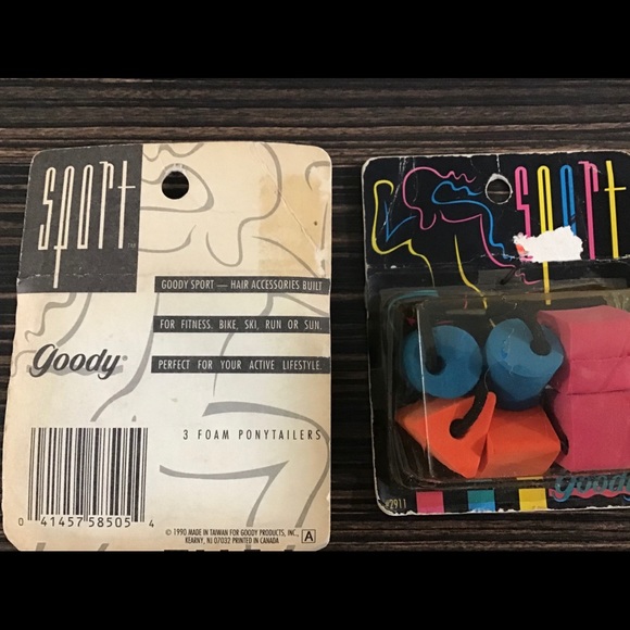 Vintage Goody sport foam ponytail holders - Picture 2 of 5